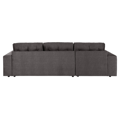 Corner (left) Sofa-bed With Storage Space Clancy Hm3281.02l Anthracite Fabric 308x181x92hcm.