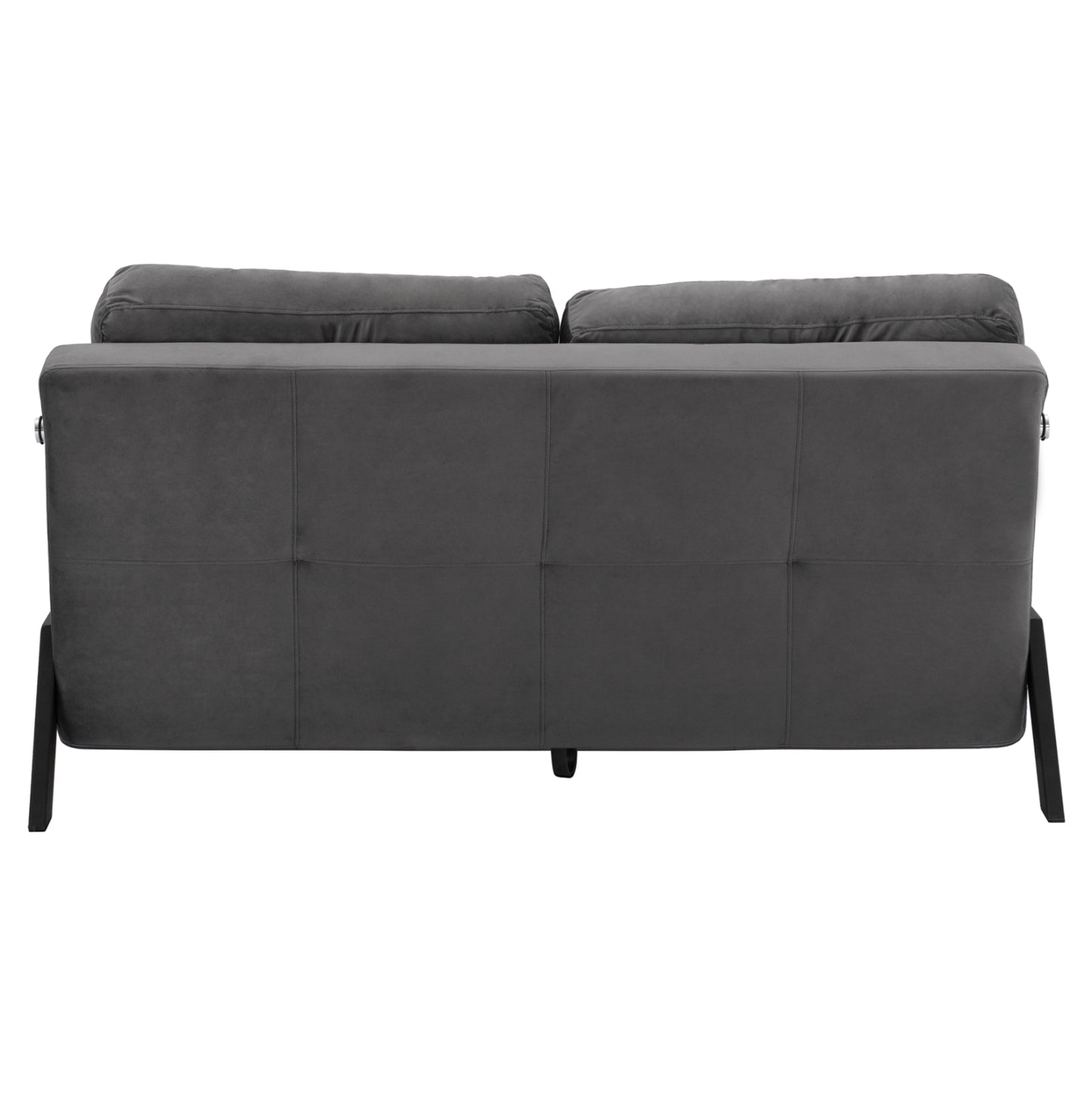 Sofa Bed Velvet Grey 2 1/2 Seater Hm3079.11 151x92x66cm