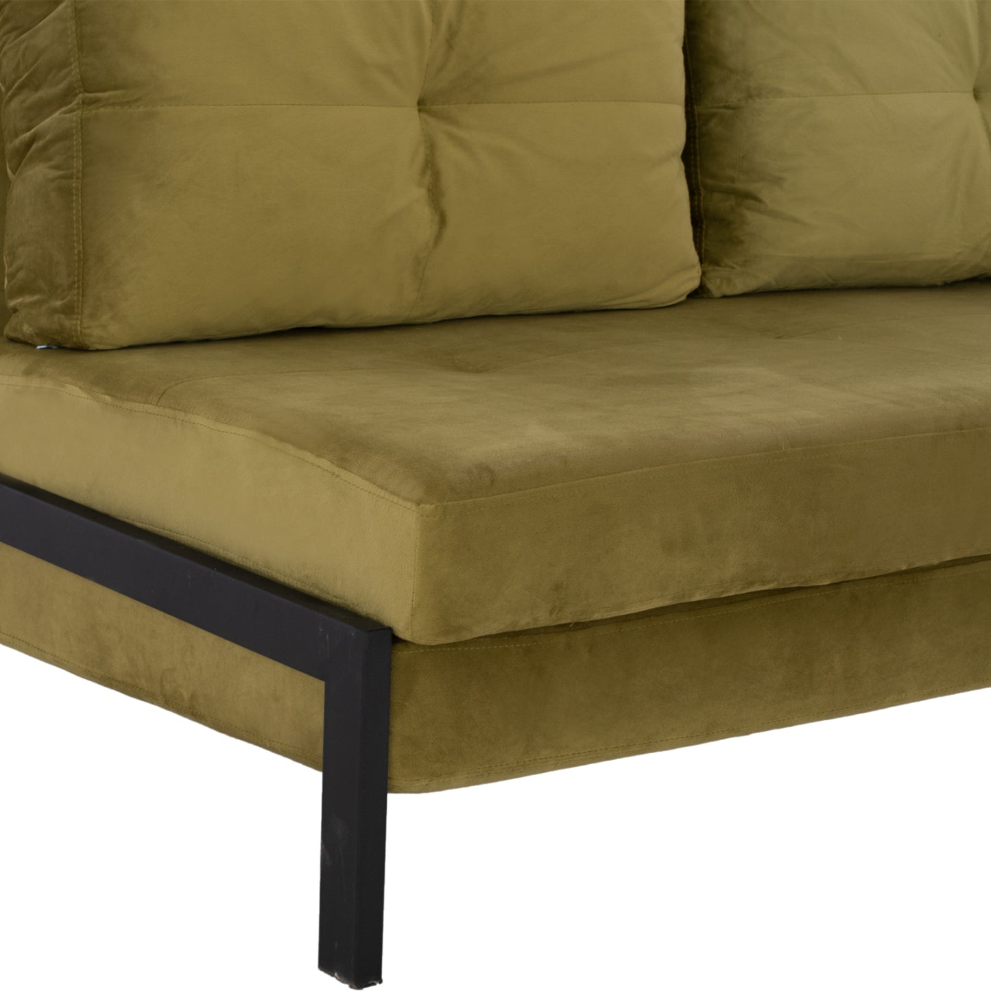 Sofa Bed Constance Hm3079.13 Velvet Olive Green 150x87x79 Cm.