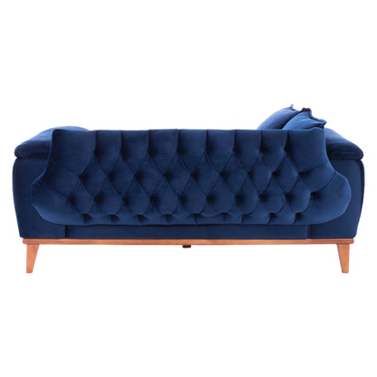 Hm3250.18 Bennington, 2-seater Sofa-bed, Blue