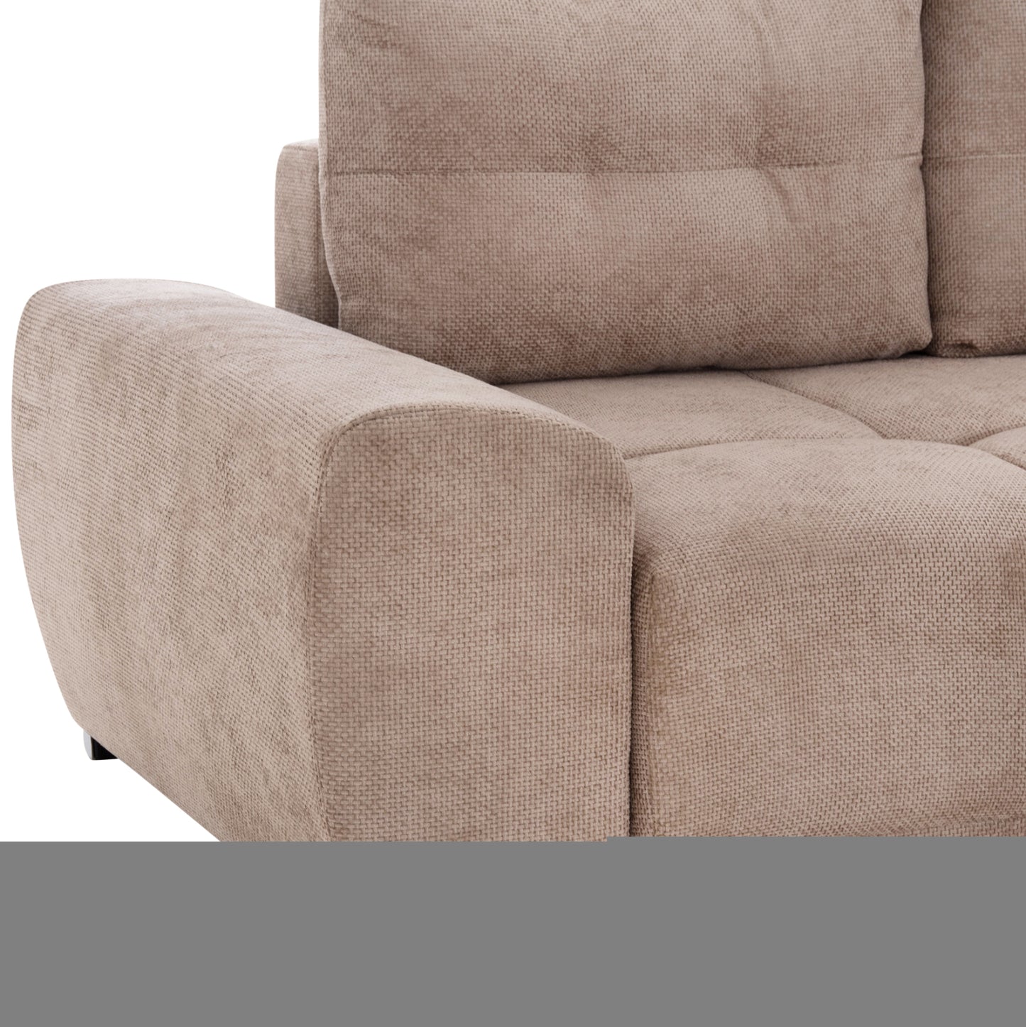 Right Corner Sofabed Comfyra Hm3336.03r Beige Fabric 270x181x75hcm.