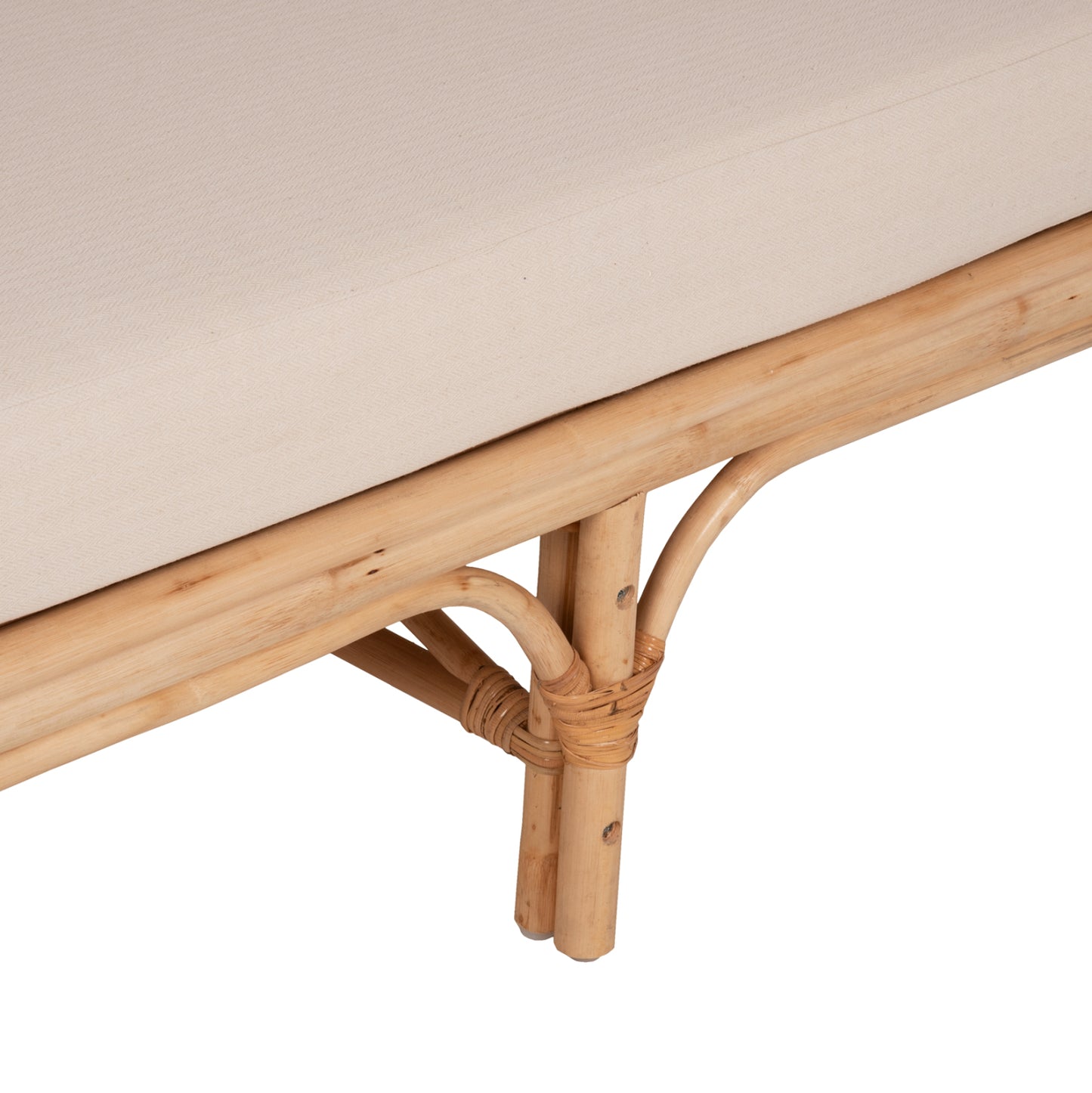 Daybed-sofa Lignano Hm9660 Rattan In Natural-beige Cushions 200x100x75hcm.