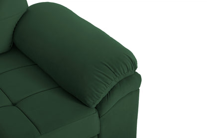 Sofabed Left Corner Jade Hm3144.05l Cypress Green Velvet 250x80-180x73-88hcm.