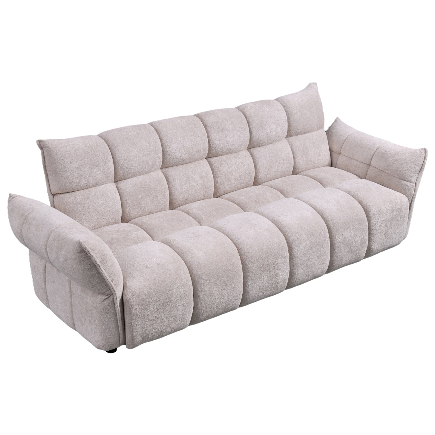 Sofabed Melu Hm3314.02 Beige Fabric--pocket Springs Seat 240-250x90x85hcm.