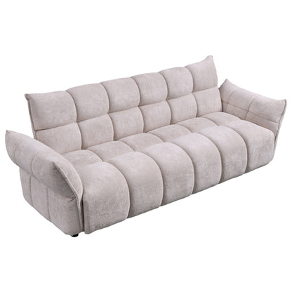 Sofabed Melu Hm3314.02 Beige Fabric--pocket Springs Seat 240-250x90x85hcm.