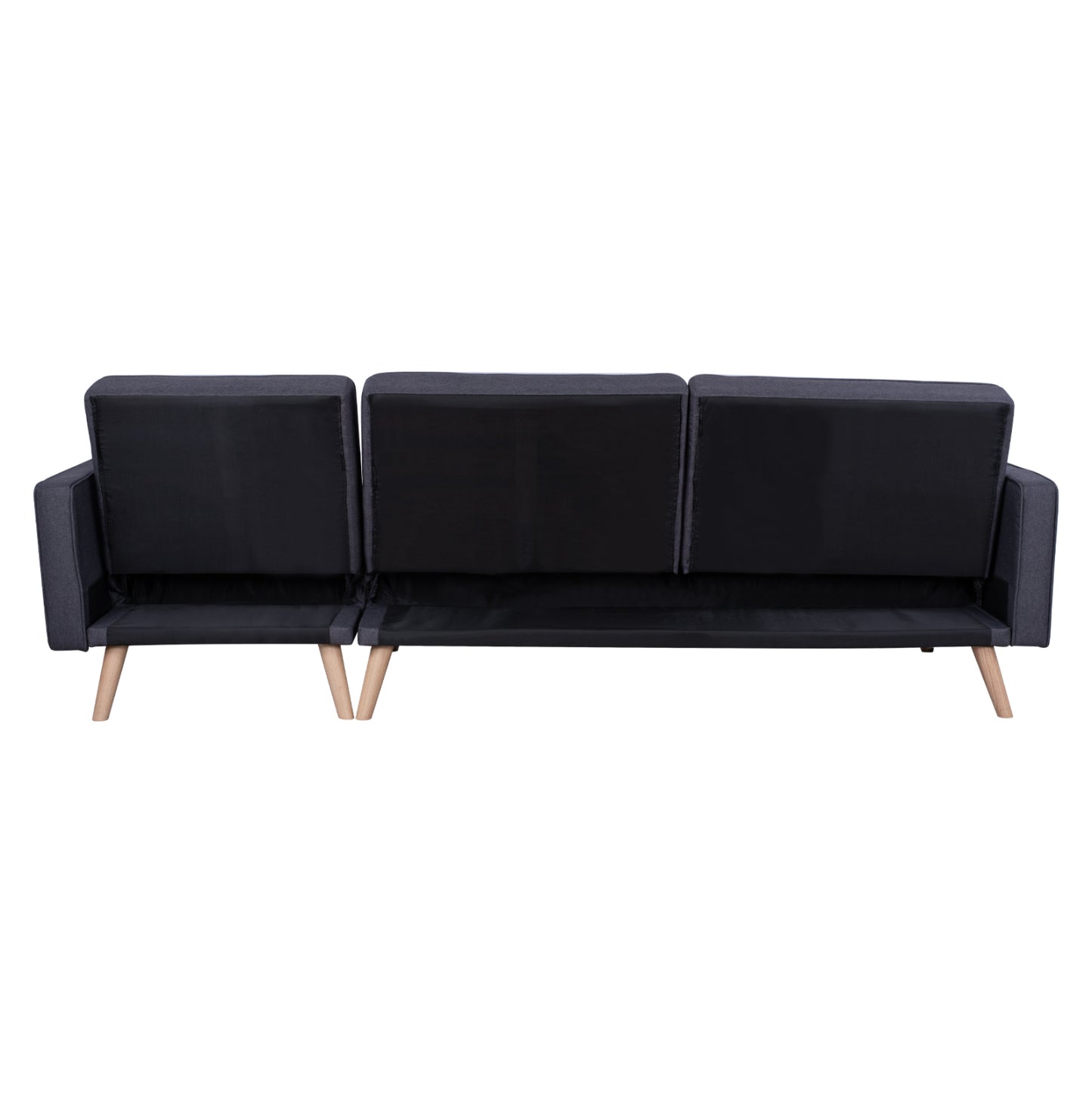Reversible Corner Sofa Bed Talia Hm3153 Grey Fabric 269x152x87cm