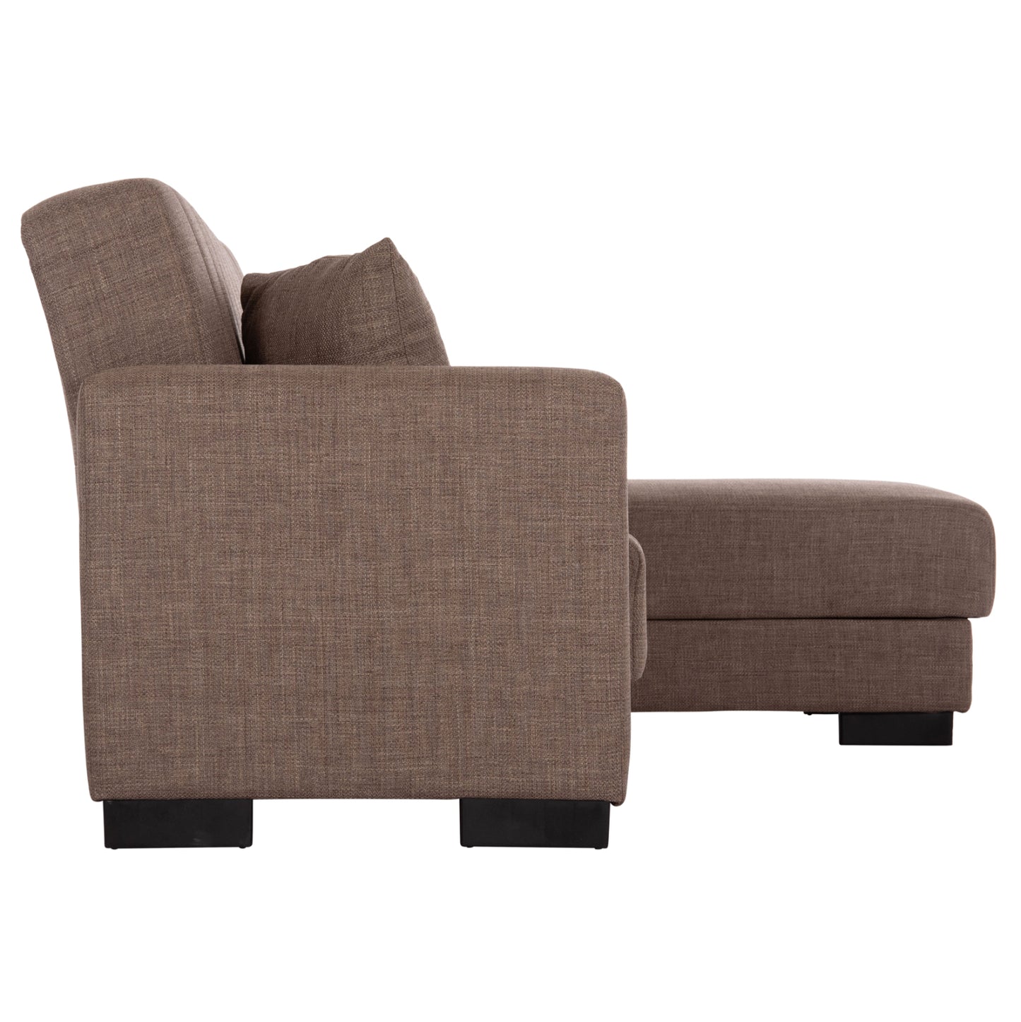 Hm3244.02, Corner Sofa-bed, Reversible, Brown, 202x140x78h