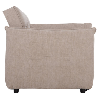 Sofabed Multiform 2-seater Velar Hm3305.03 Beige Fabric 207x90x80hcm.
