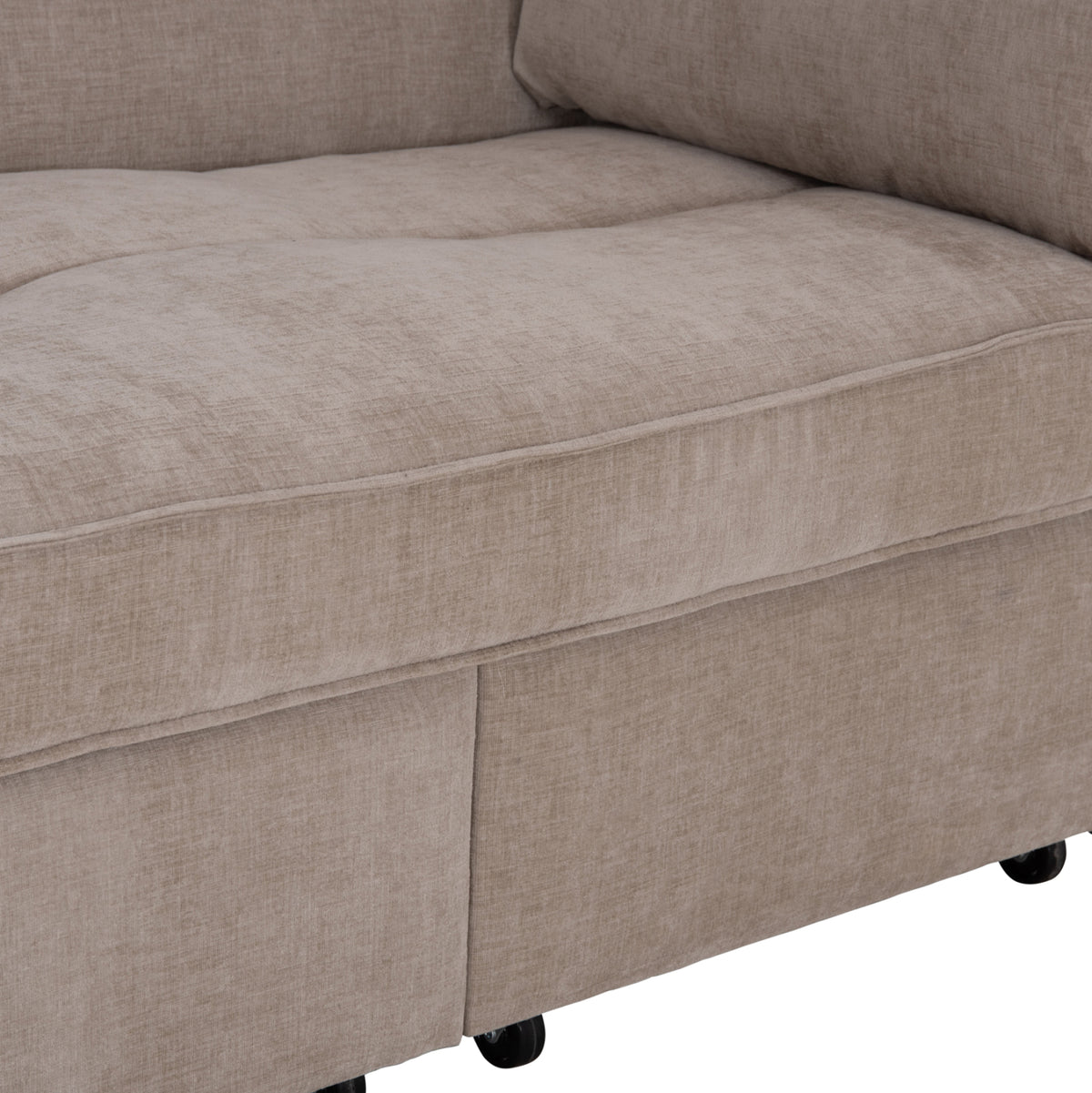 Sofabed Multiform 2-seater Velar Hm3305.03 Beige Fabric 207x90x80hcm.