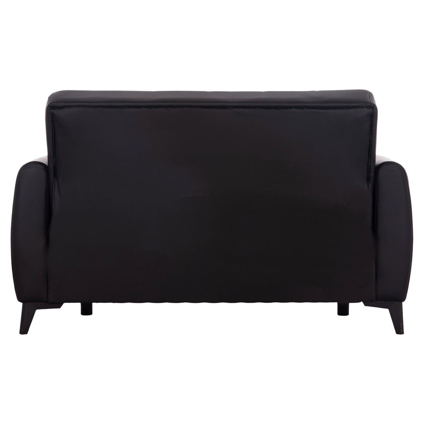 Sofa-bed 2-seater With Storage Space Nikko Hm3293.11 Black Pu 144x75x84hcm.