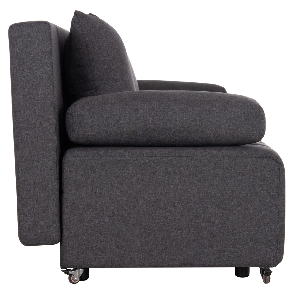Sofa-bed 3-seater Kend Hm3313.01 Fabric In Grey 188x85x82hcm.