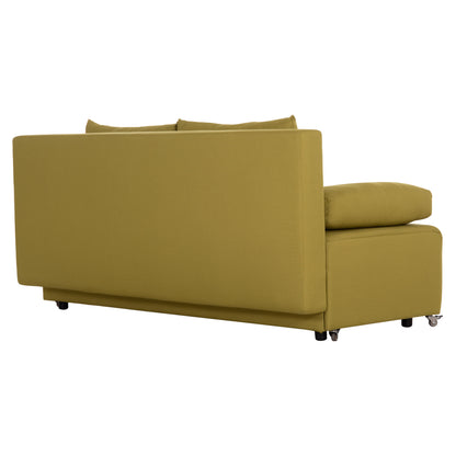 Sofa-bed 3-seater Kend Hm3313.07 Fabric In Light Green 188x85x82hcm.
