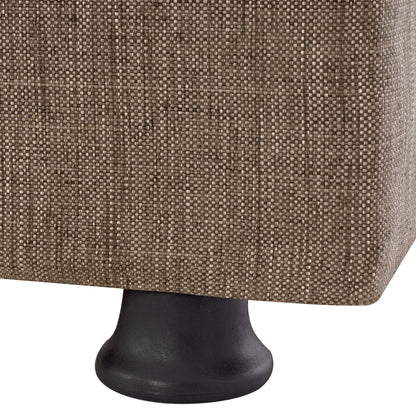 Hm3239.02 Andri Three-seater Sofa-bed, Brown Fabric
