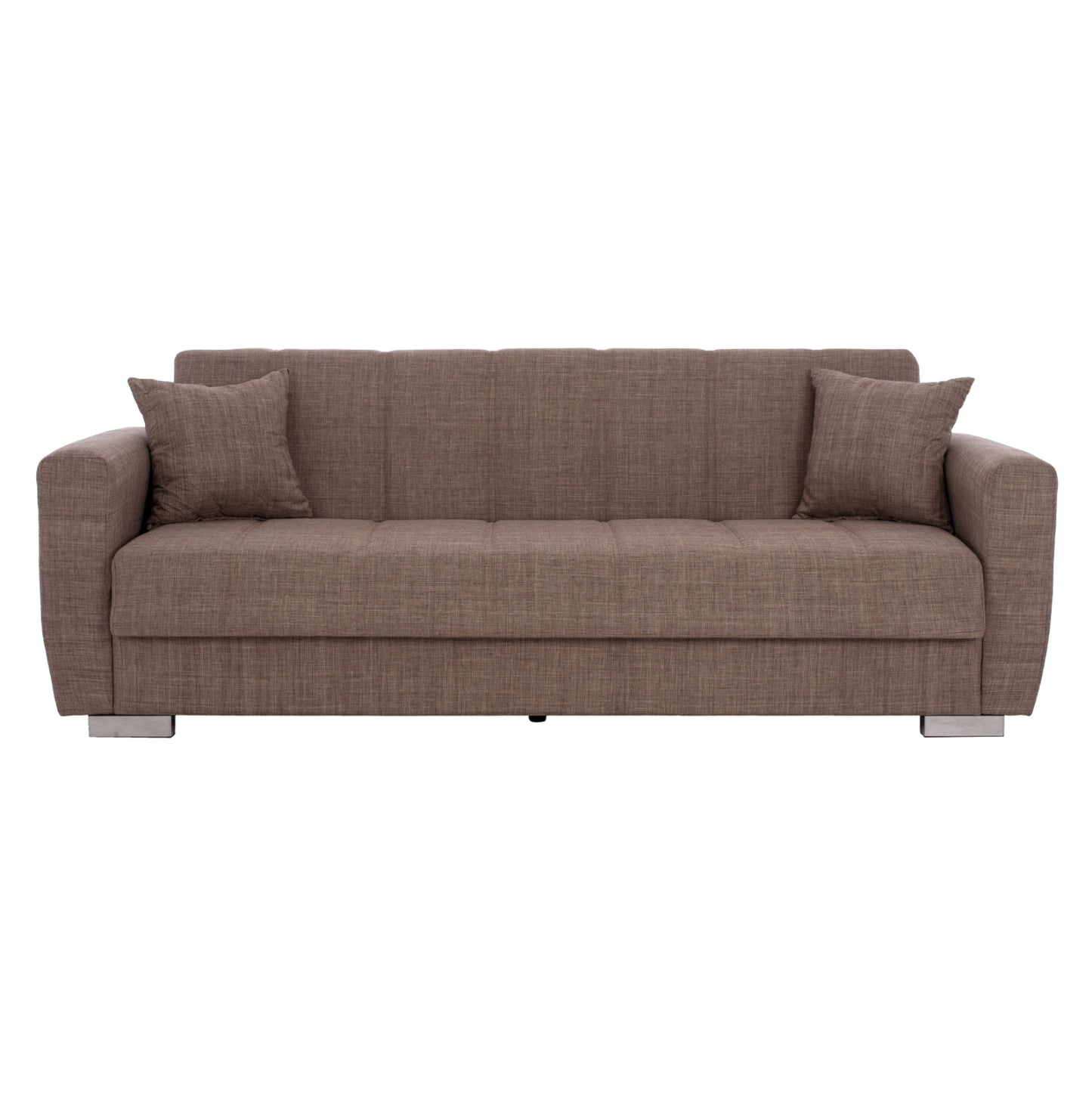 ΗΜ3240.02- 215x80x77cm, 3-seater Sofabed, Beige