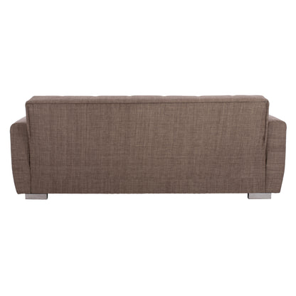 ΗΜ3240.02- 215x80x77cm, 3-seater Sofabed, Beige