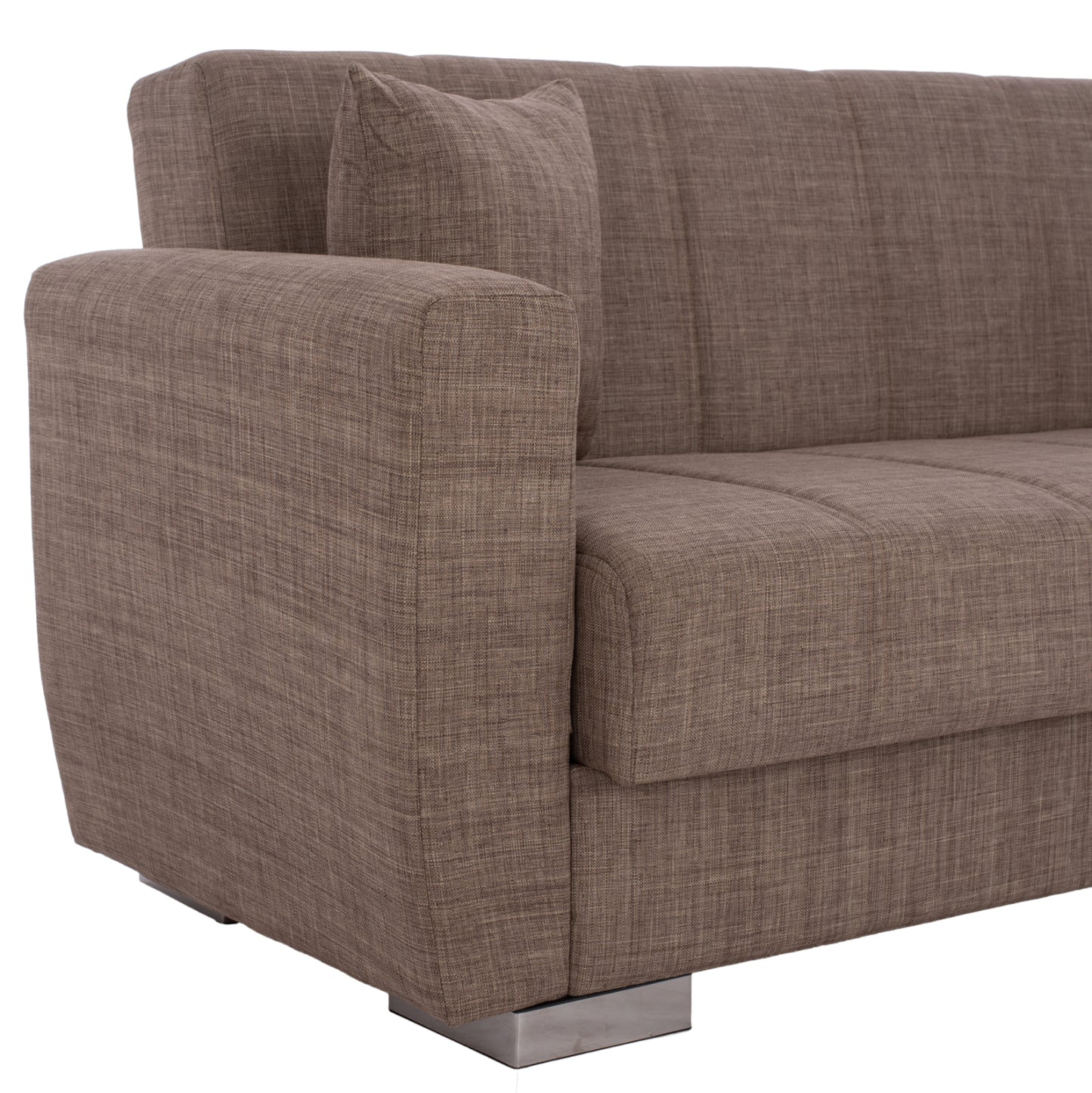 ΗΜ3240.02- 215x80x77cm, 3-seater Sofabed, Beige