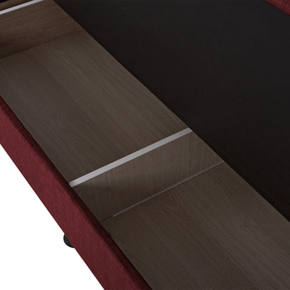Andri Hm3239.06, Sofa-bed, 3 Seater, Red Fabric