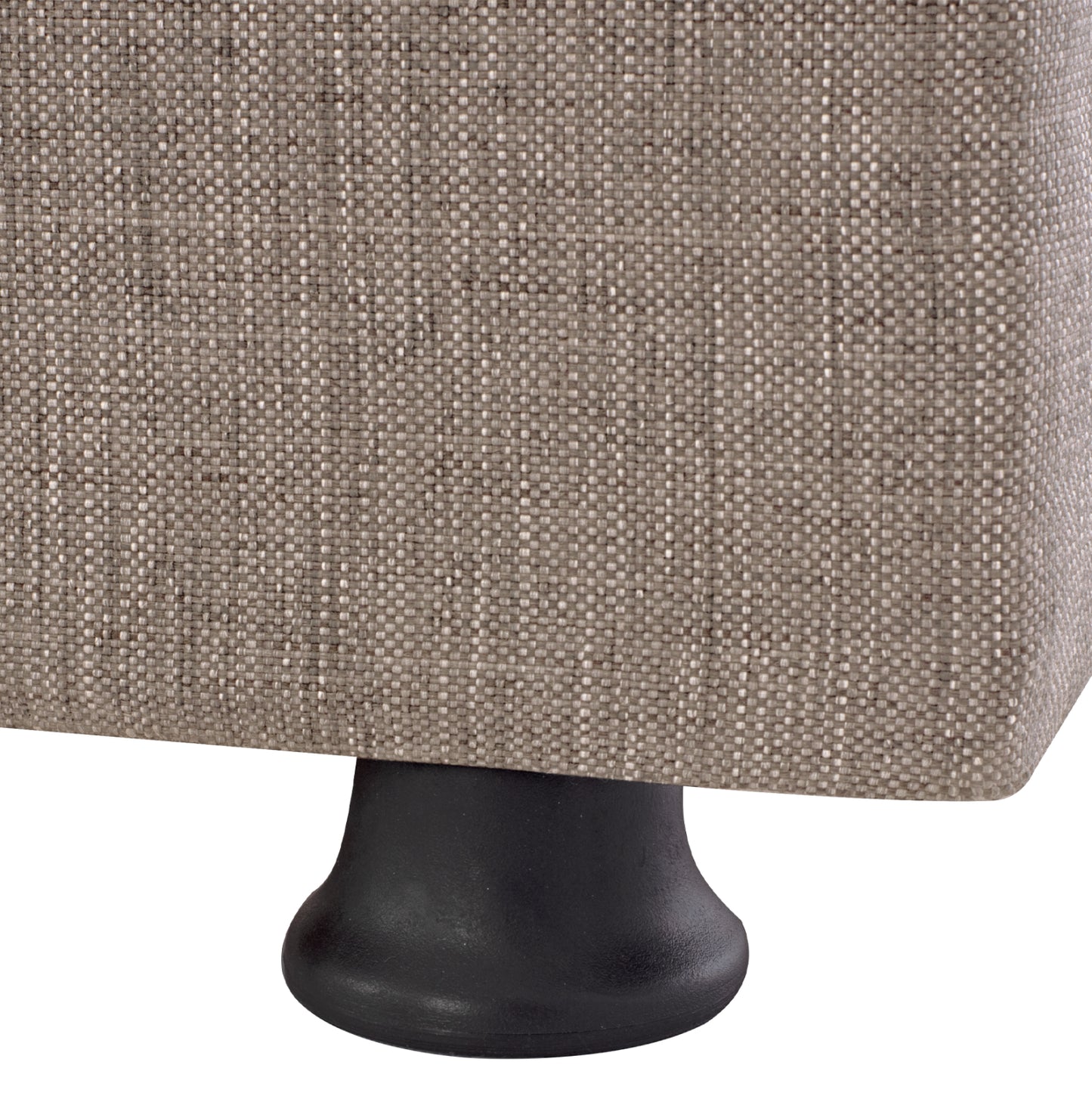 Hm3239.04 Andri Three-seater Sofa-bed, Beige Fabric, Short Legs, Without Arms