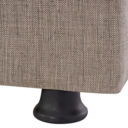 Hm3239.04 Andri Three-seater Sofa-bed, Beige Fabric, Short Legs, Without Arms