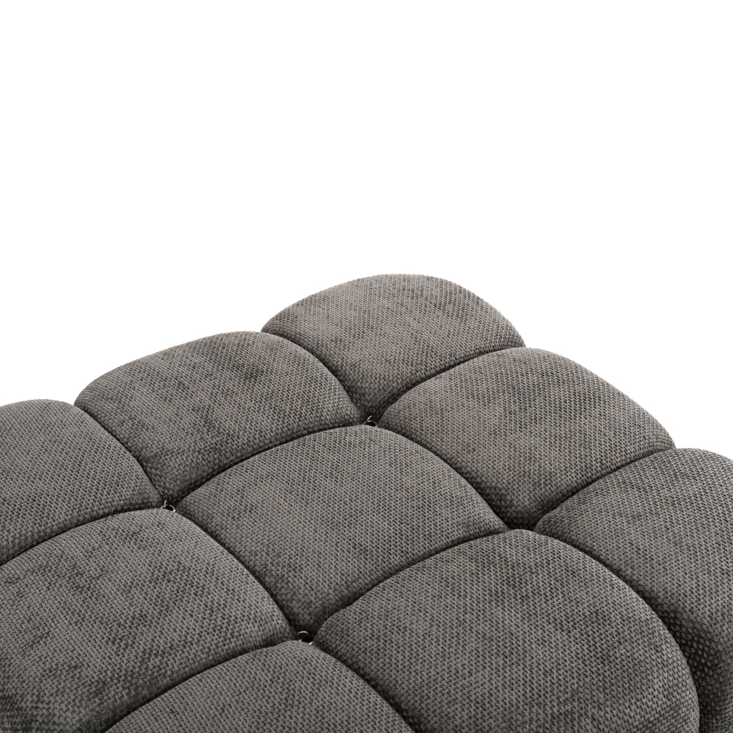 Polymorphic Sofa Shifter Hm6073.02 Textured Fabric In Grey Color 290x196x76hcm.