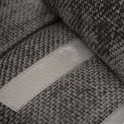 Polymorphic Sofa Shifter Hm6073.02 Textured Fabric In Grey Color 290x196x76hcm.
