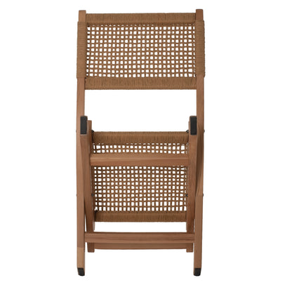 Folding Chair Made Of Beech Wood And Rope In Natural 47x58x84hcm.hm9411.01