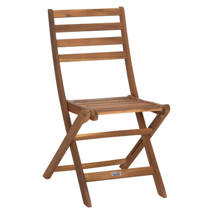 Folding Chair Muyen Hm6542 Acacia Wood In Natural Color 45x54x85hcm.