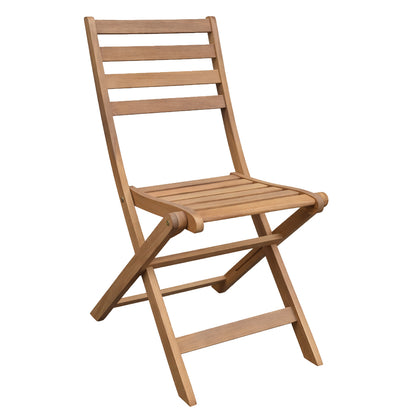 Folding Chair Muyen Hm6542 Acacia Wood In Natural Color 55x45.3x86hcm.
