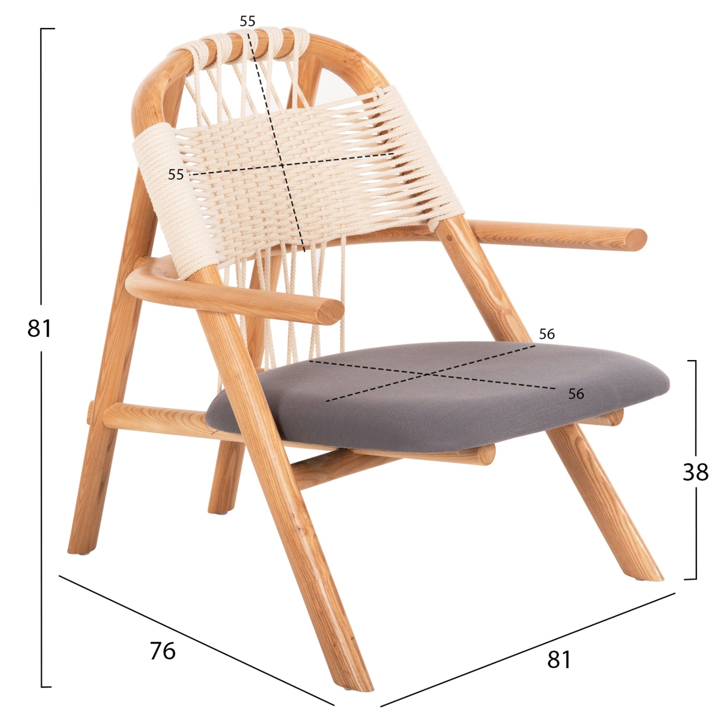 Weava Chair - Solid Ash Wood