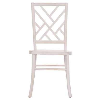 Chair Toon Wood In Whitewash And Plywood Seat 44.5x48x96Ηcm.ΗΜ9410.05