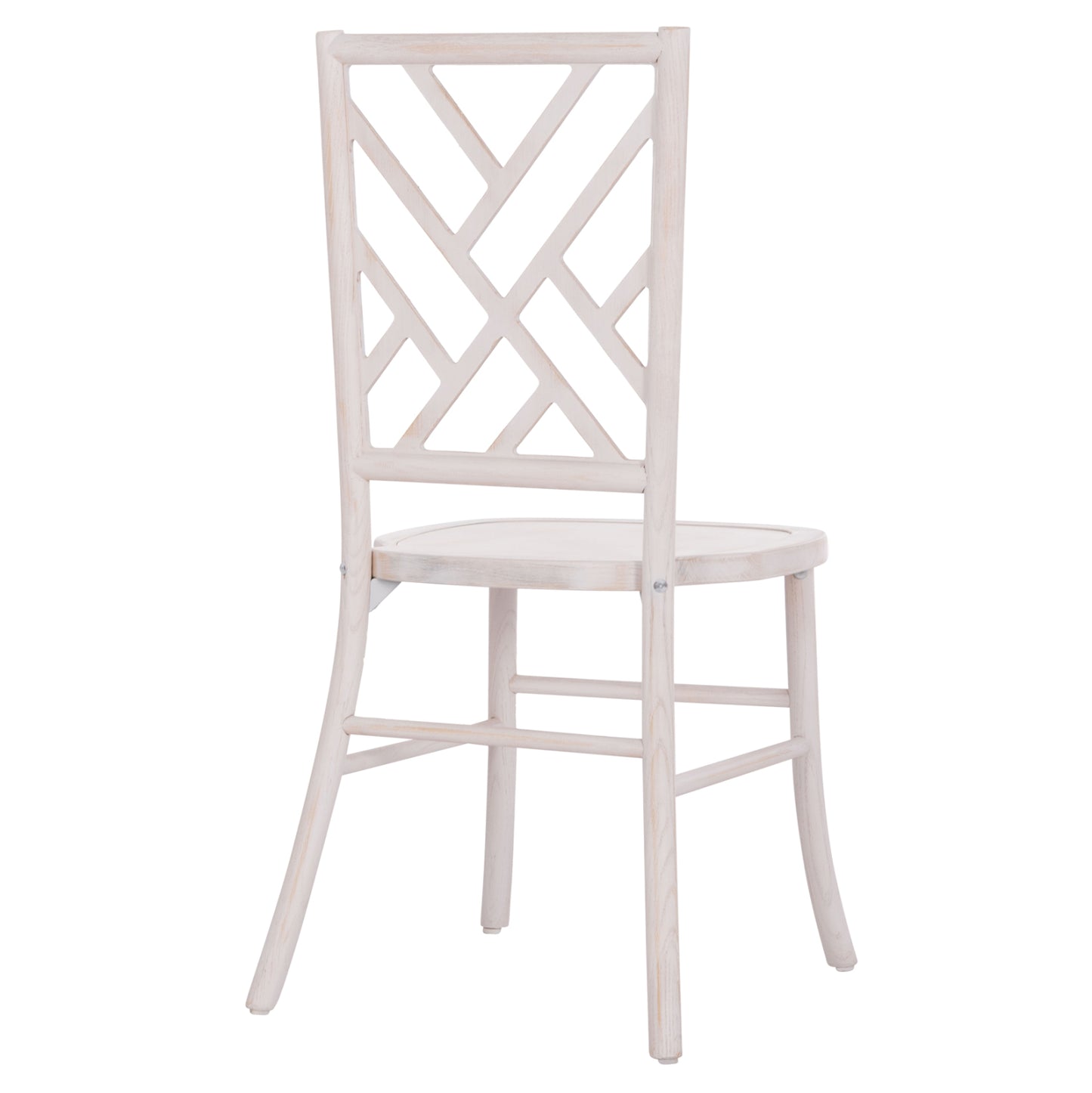 Chair Toon Wood In Whitewash And Plywood Seat 44.5x48x96Ηcm.ΗΜ9410.05
