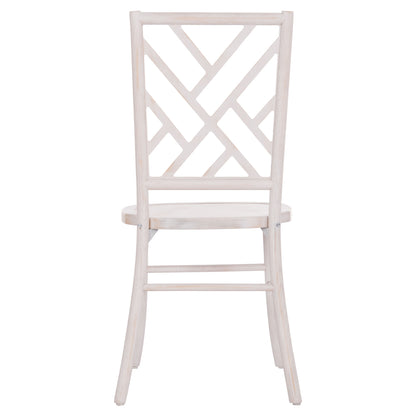 Chair Toon Wood In Whitewash And Plywood Seat 44.5x48x96Ηcm.ΗΜ9410.05
