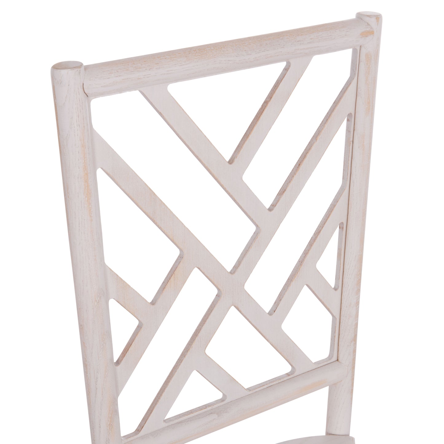 Chair Toon Wood In Whitewash And Plywood Seat 44.5x48x96Ηcm.ΗΜ9410.05