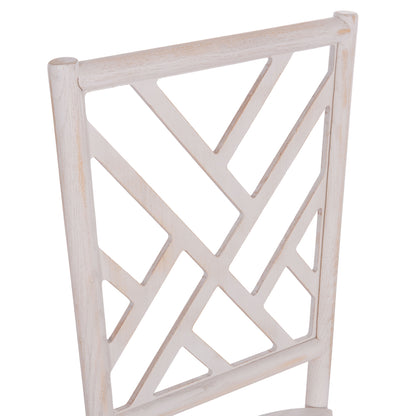 Chair Toon Wood In Whitewash And Plywood Seat 44.5x48x96Ηcm.ΗΜ9410.05