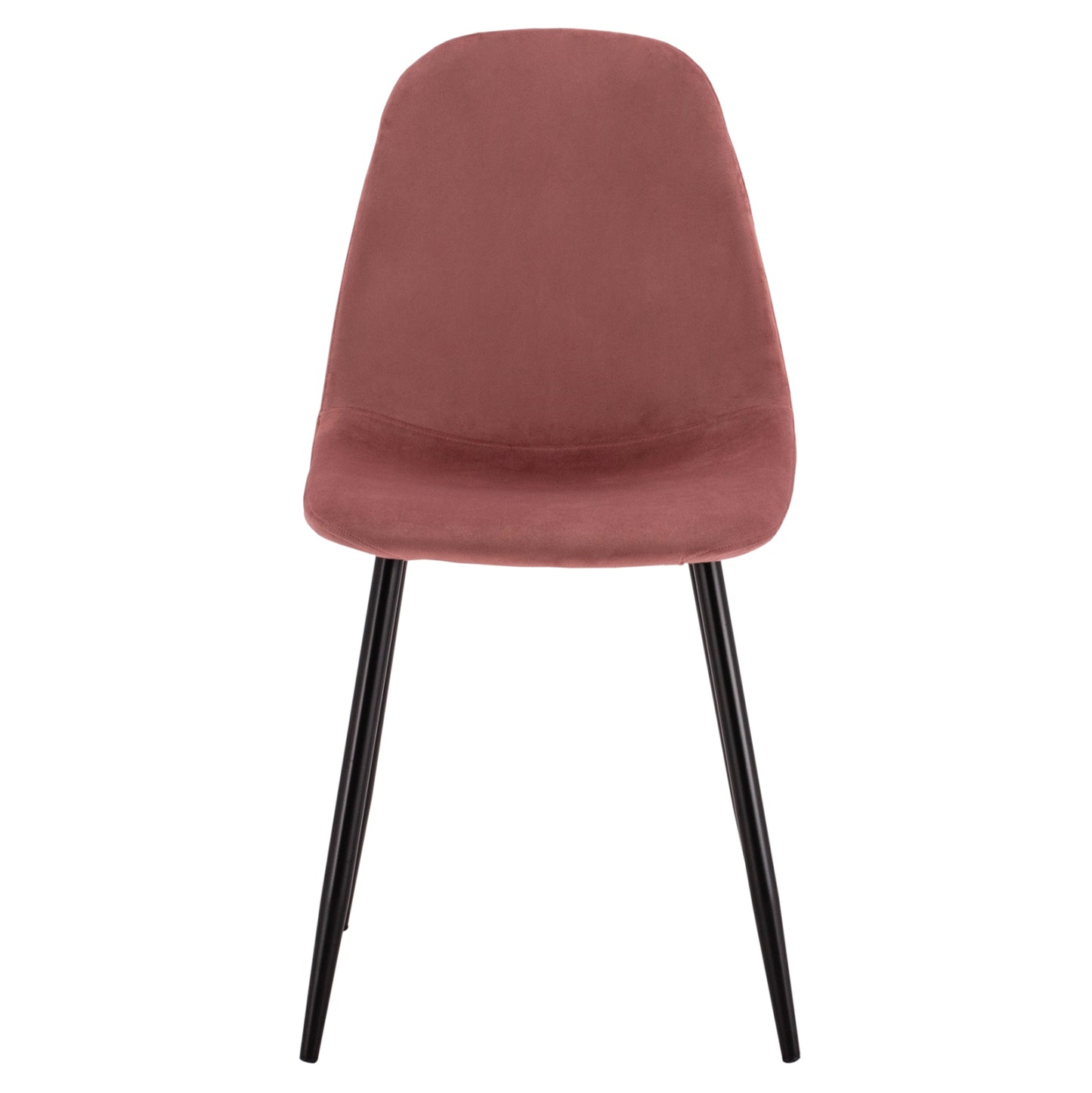 Dining Chair Leonardo Rotten Apple Velvet With Metallic Legs Hm00100.02 45x53x85 Cm.