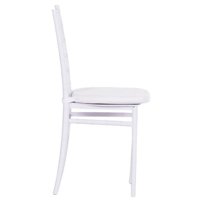 Catering Chair Tiffany With Cushion Hm21104 White Polypropylene 39x47x89hcm.