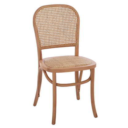 Chair Sloan Professional Beech Wood Perforated Backrest Hm8915.21 Natural 45x48x88hcm.
