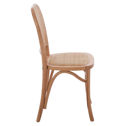 Chair Sloan Professional Beech Wood Perforated Backrest Hm8915.21 Natural 45x48x88hcm.