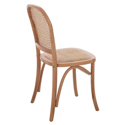 Chair Sloan Professional Beech Wood Perforated Backrest Hm8915.21 Natural 45x48x88hcm.