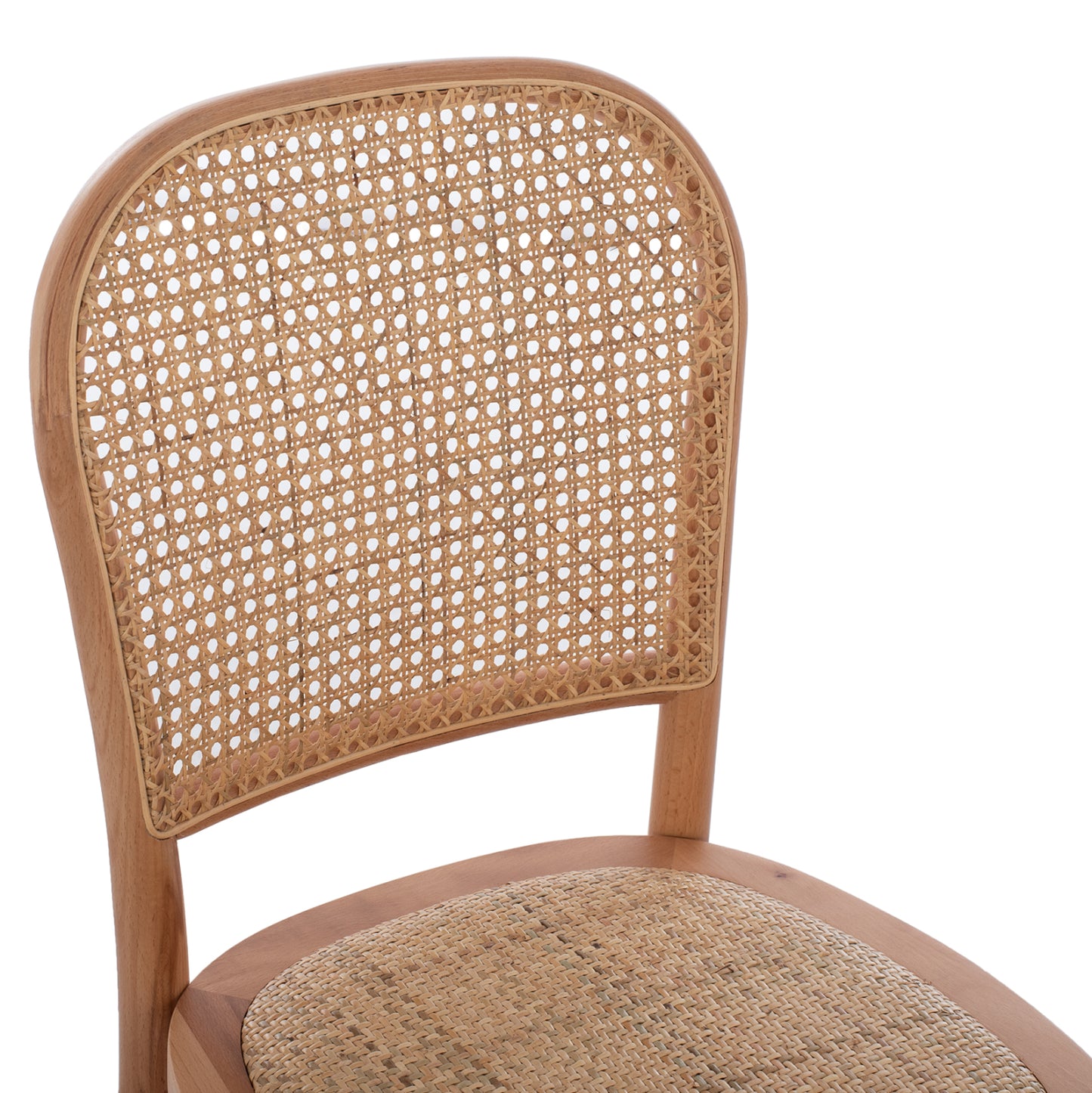 Chair Sloan Professional Beech Wood Perforated Backrest Hm8915.21 Natural 45x48x88hcm.