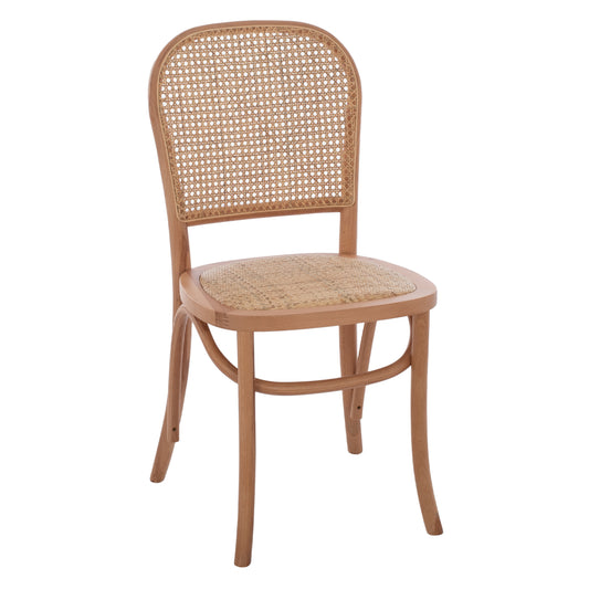 Chair Sloan Professional Beech Wood Perforated Backrest Hm8915.21 Natural 45x48x88hcm.
