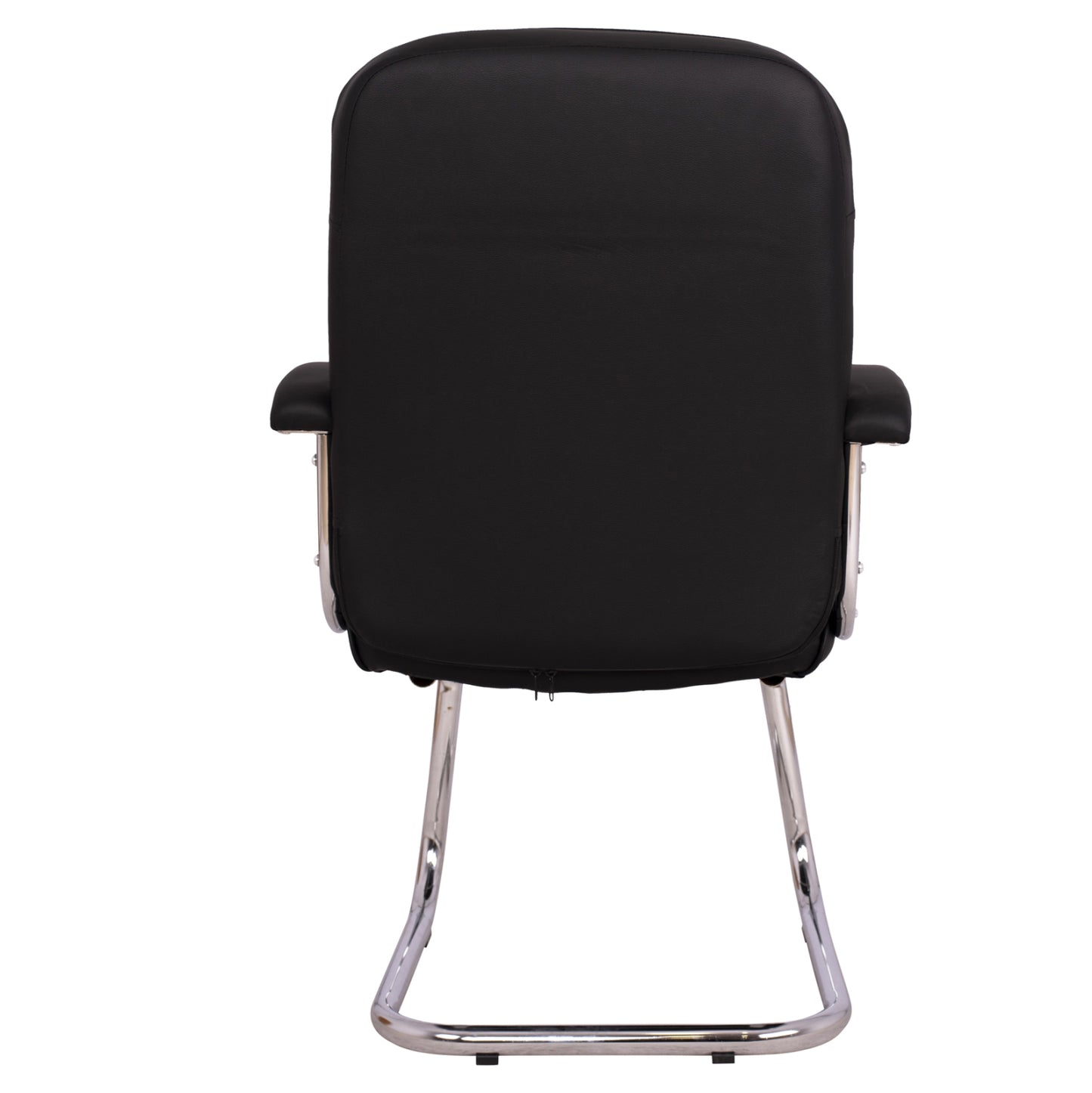 Conference Chair Hm1114 Black Pu With Chromed Base 61.5x62x98 Cm.