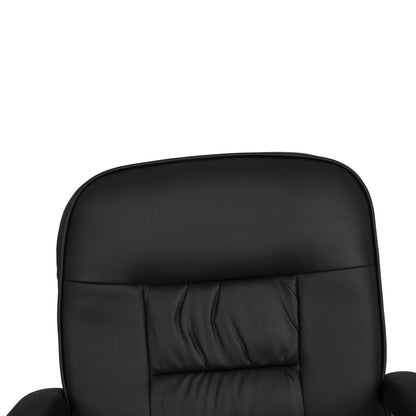Conference Chair Hm1114 Black Pu With Chromed Base 61.5x62x98 Cm.