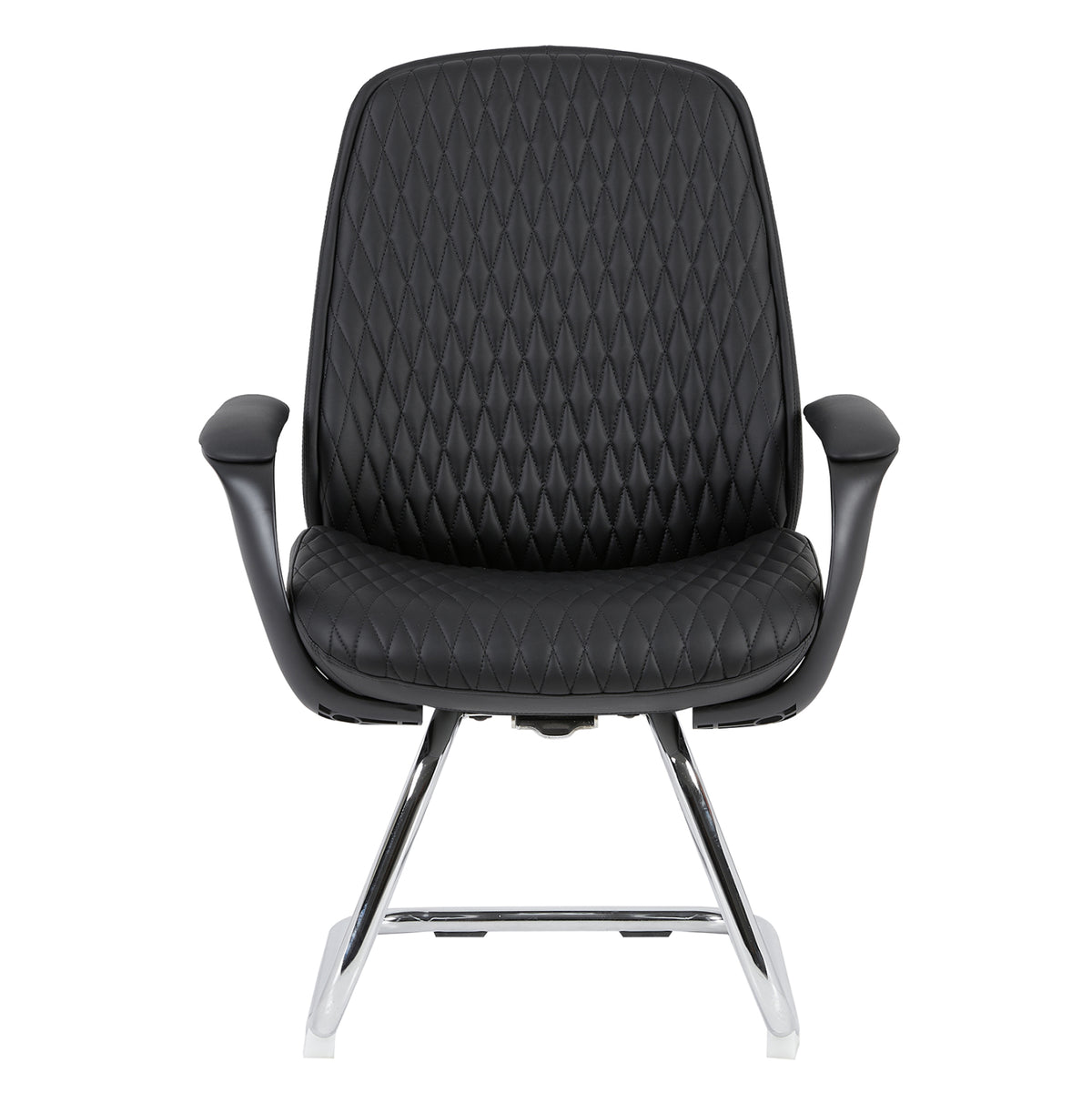 Visitor's Chair Velum-s Hm1235.01 Black Pu--chromed Base 71x60x100hcm.