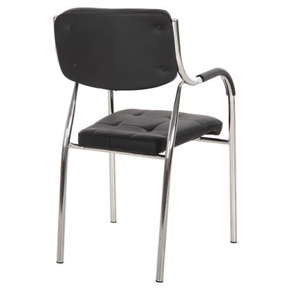 Conference Office Chair Oberon Hm1018.01 Black Pu 51x52x86Ηcm
