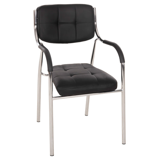 Conference Office Chair Oberon Hm1018.01 Black Pu 51x52x86Ηcm