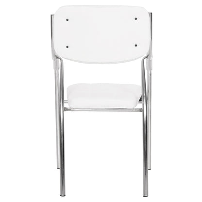 Conference Office Chair Oberon Hm1018.02 White Pu 51x52x88hcm