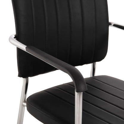 Conference Chair With Arms Hm1070.01 Black 56,5x59x85 Cm