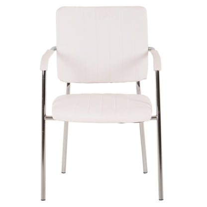Conference Chair With Arms Hm1070.02 White 56,5x59x85 Cm
