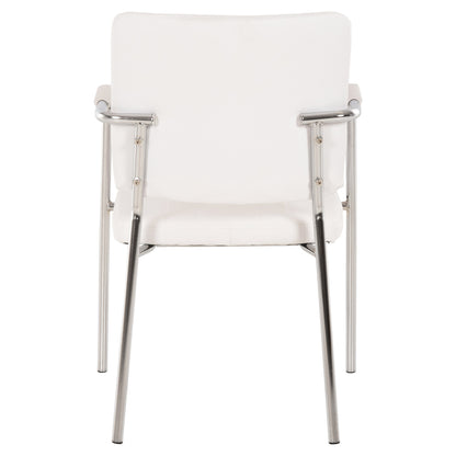 Conference Chair With Arms Hm1070.02 White 56,5x59x85 Cm